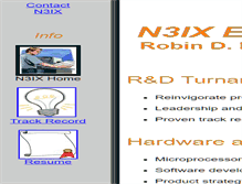 Tablet Screenshot of n3ix.com